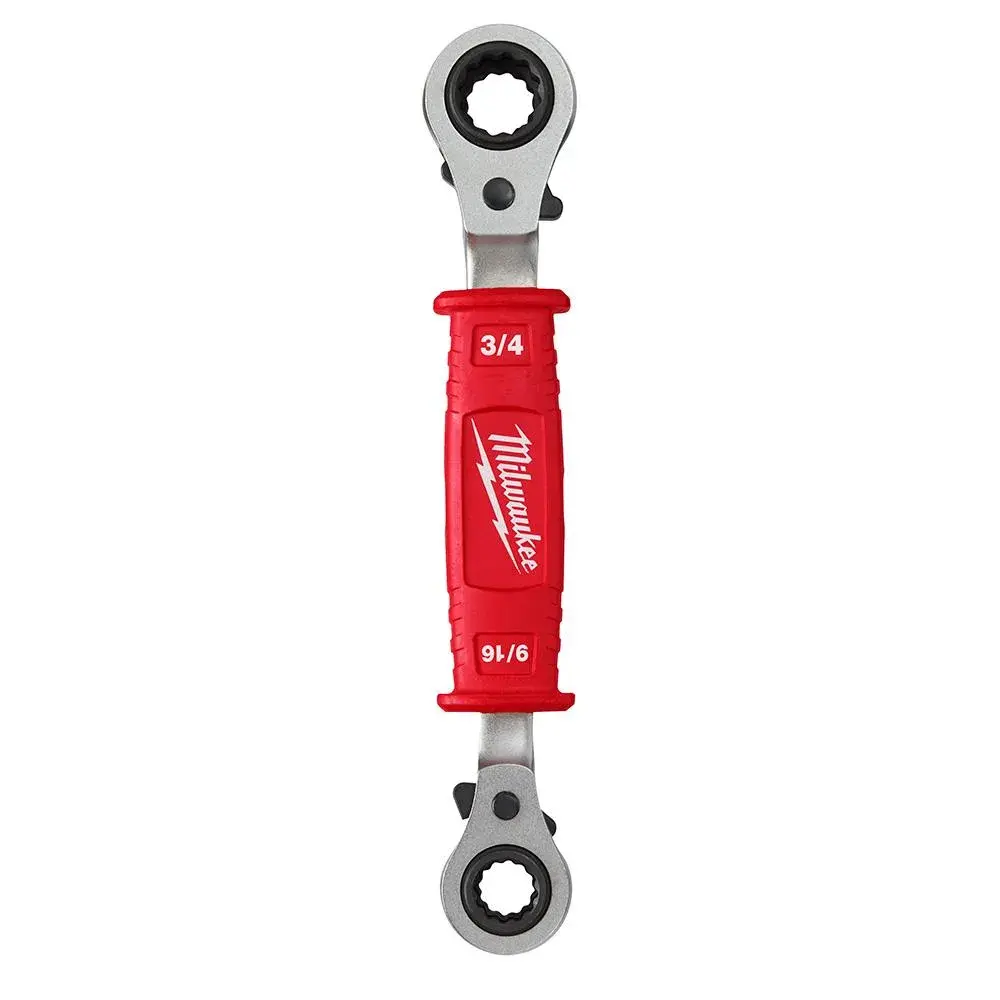 Milwaukee Lineman's 4-in-1 Insulated Ratcheting Box Wrench