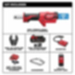 Milwaukee M18 FORCE LOGIC 6T Utility Crimper Kit with D3 Grooves and Fixed BG Di