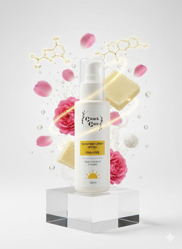 Clear&Care - Sunscreen lotion spf 50++ (100 ml)