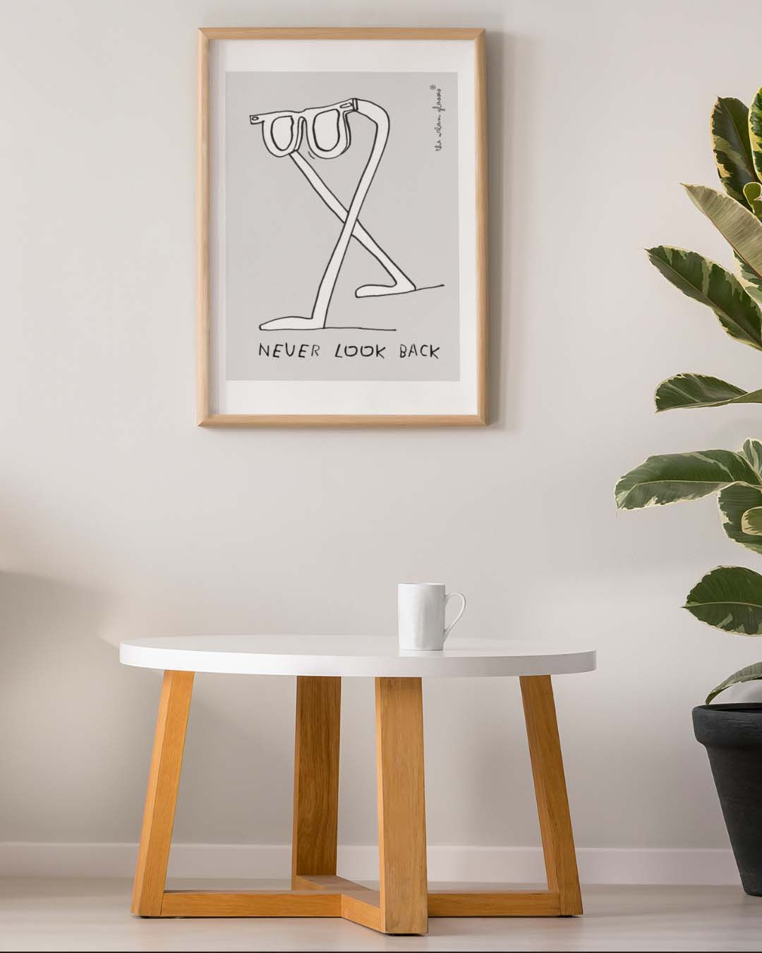 NEVER LOOK BACK 50x70