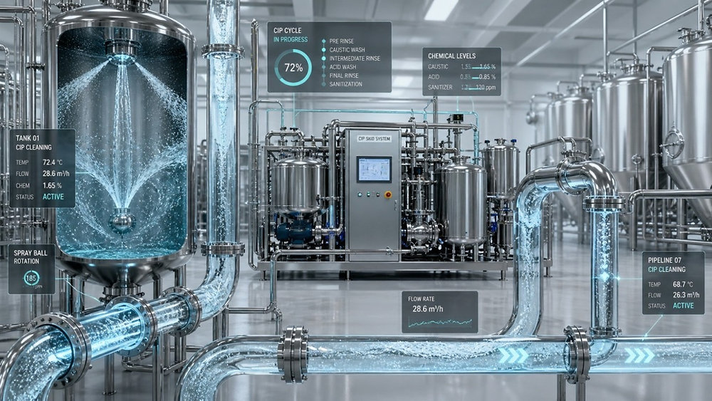Cip Automation How Automated CIP Systems Improve Hygiene and Reduce Water Usage in ...