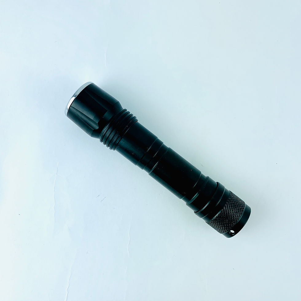 Thumbnail: 台灣製 星空黑鋁合金 強光手電筒