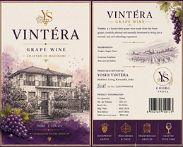 Grape Wine Label 1