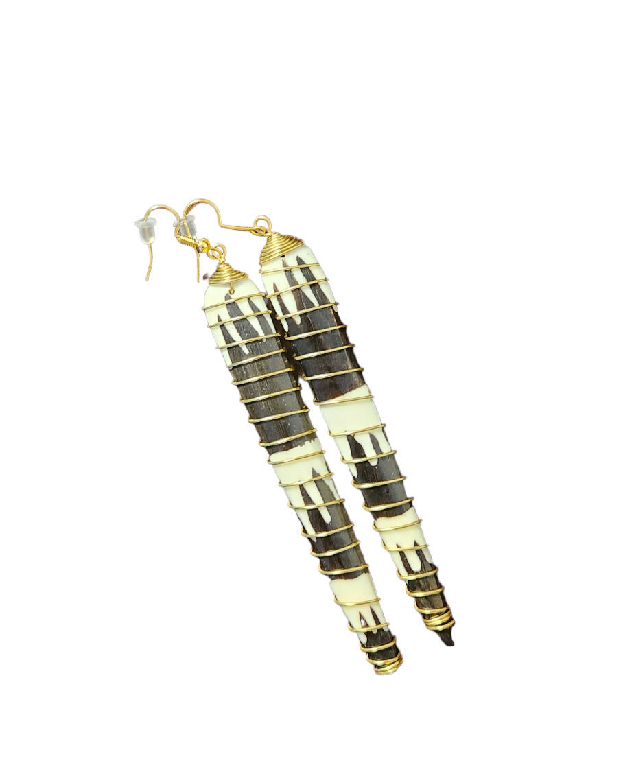 Thumbnail: Tribal Bone Earrings