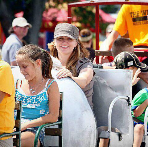 People and kids -- Pickle Festival, St. Joe, IN