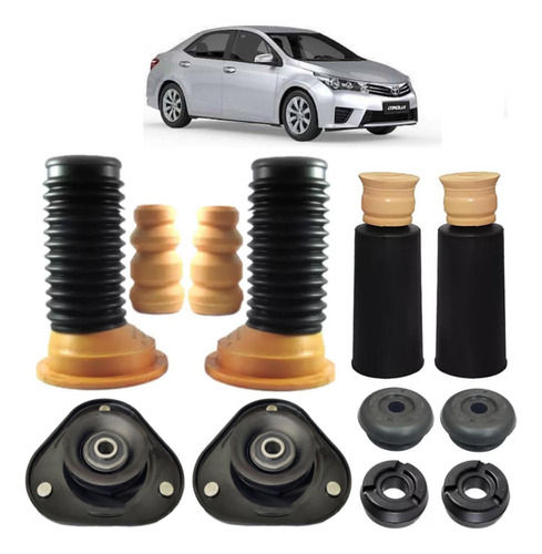 Kit Coxim Batente Amortecedor Dianteiro Corolla 2015 2019