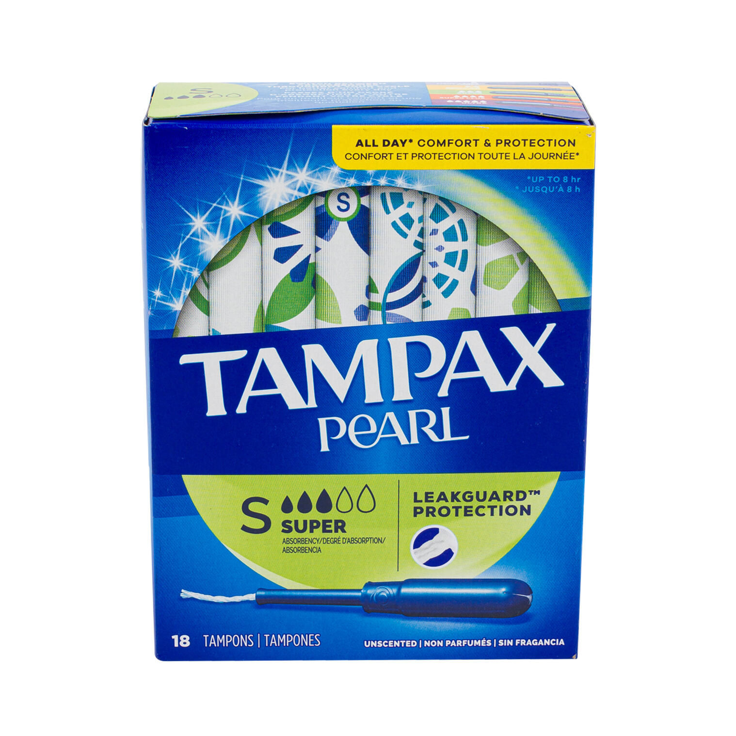96PKS TAMPAX,18ct PEARL SUPER