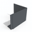 Thumbnail: Aluminium Fascia External Angle by Skyline - 2 bend - drip return 25x25mm including union