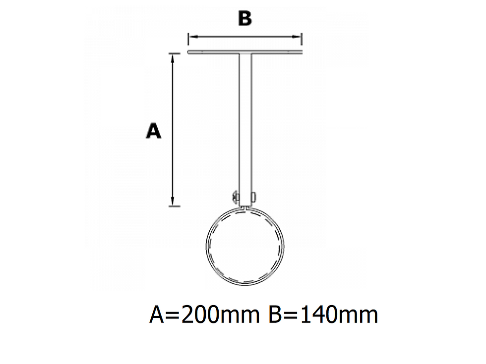 Thumbnail: 76mm Round Adjustable Pipe Clip