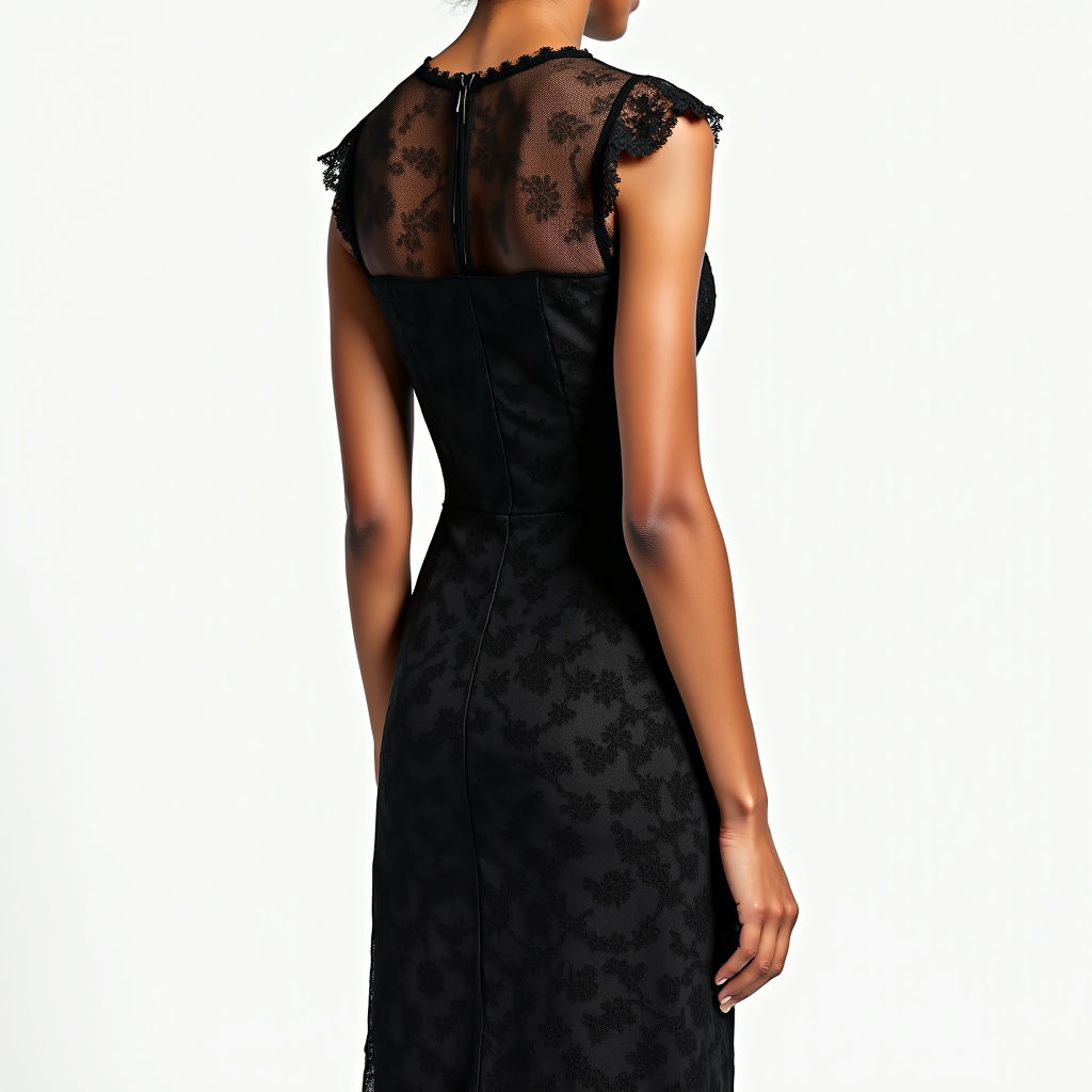 Black Lace Midi