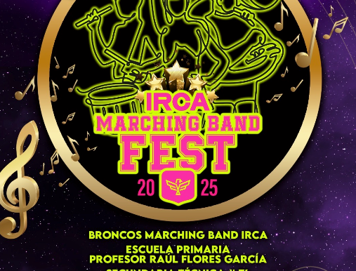 Impulsa Gobierno de Carlos Peña Ortiz el IRCA Marching Band Fest 2025.