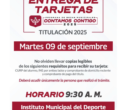 Recibirán nuevos profesionistas Becas de Titulación en Reynosa..