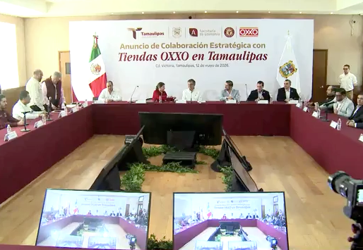 Rueda de Prensa de la reunión del gobernador Américo Villarreal Anaya con empresarios