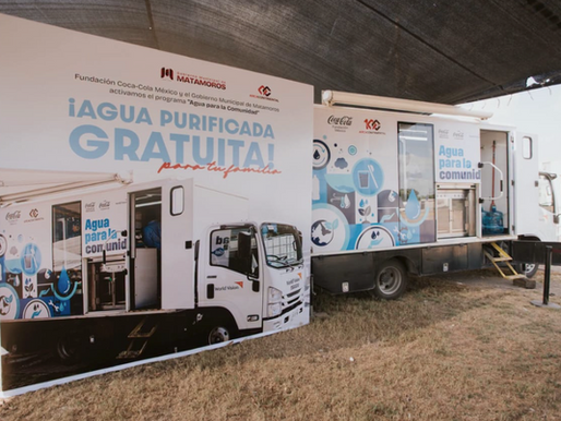 Alberto Granados impulsa pavimentación en La India y fortalece acceso al agua potable en colonias de Matamoros.
