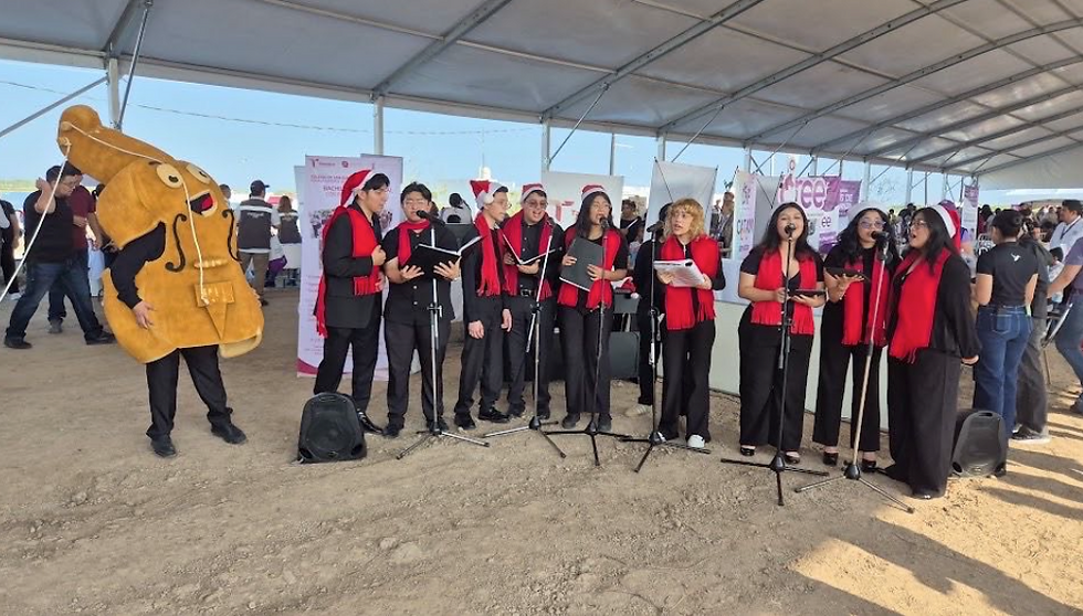 Lleva Colegio de San Juan Siglo XXI esperanza y armonía a Brigada “Transformando Familias” en Matamoros.
