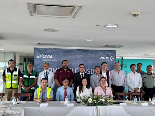 Fortalecen operaciones y servicios del Aeropuerto Internacional de Tampico.
