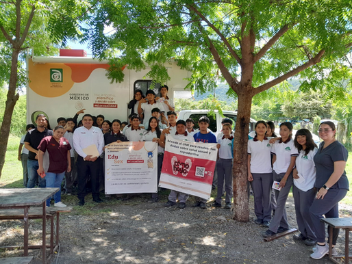 Imparte INJUVE conferencia “Los Derechos Sexuales de las y los Adolescentes y Jóvenes” en Telebachillerato Comunitario 018 de El Mante.
