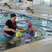 Reciben clases de natación en el Campamento de Verano del PolideportivoGracias al respaldo del Alcalde Carlos Peña Ortiz, las niñas y los niños que participan en el Campamento de Verano.