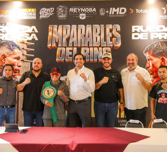 Invita Carlos Peña Ortiz a función gratuita de box internacional "Imparables del Ring"..