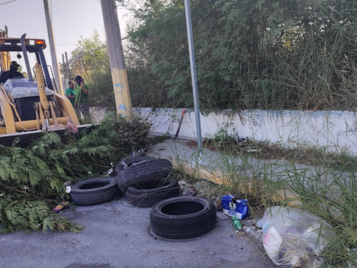Continúan acciones de mantenimiento del Gobierno de Carlos Peña Ortiz en Reynosa..
