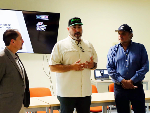 Imparten con apoyo de Carlos Peña Ortiz “Boxeo para Entrenadores”.