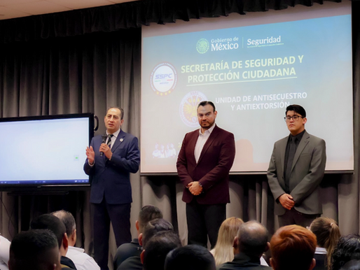 Inicia en Tamaulipas curso "Manejo de crisis y modalidades de extorsión" para fuerzas de seguridad, en coordinación con el Gobierno Federal.