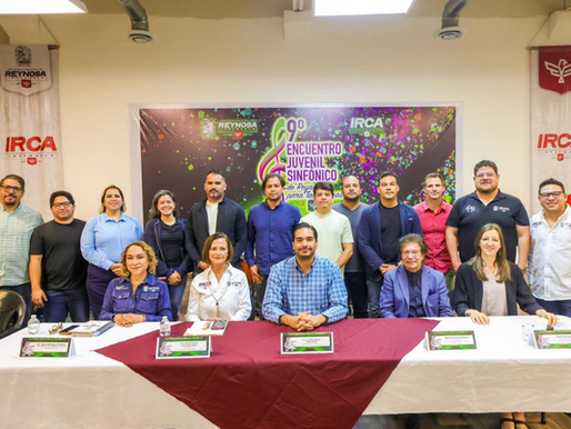 Presentó Carlos Peña Ortiz el 9° Encuentro Juvenil Sinfónico de Reynosa para Tamaulipas 2026..