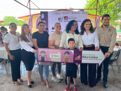 Marca Tamaulipas precedente nacional al incorporar a niñas y niños migrantes al programa Becas para el Bienestar Rita Cetina.