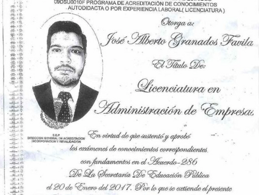 Locuras Cuerdas ·Los títulos universitarios de los alcaldes de Matamoros.