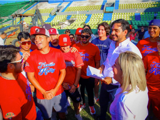 Promueve Alcalde Carlos Peña Ortiz modalidad de Béisbol 5.