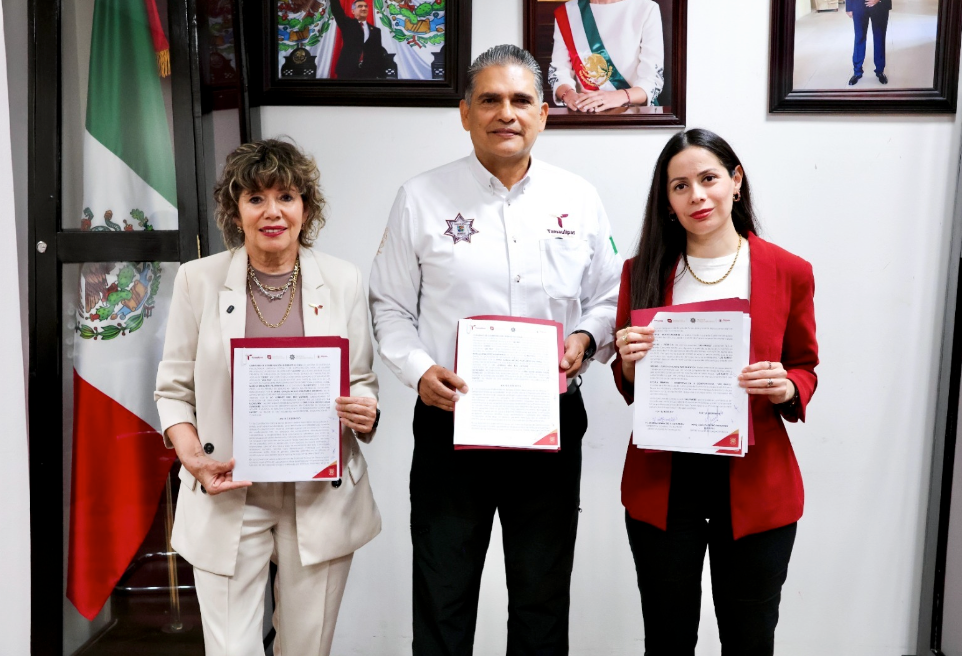 Firma convenio Instituto de las Mujeres con la Secretaría de Seguridad Pública para fortalecer la atención integral a mujeres en CEDES.