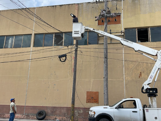Brilla Reynosa con Imparable rehabilitación del alumbrado público..