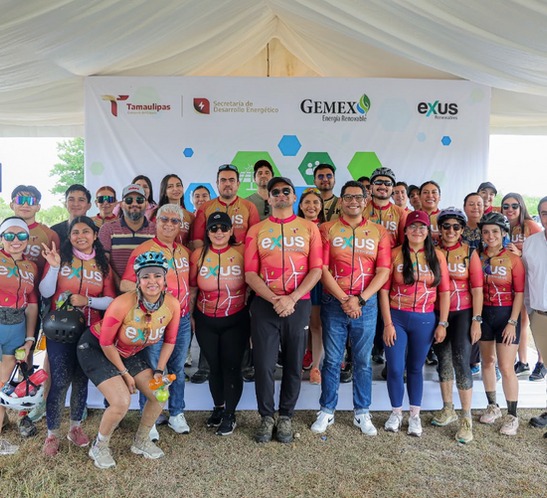 Participa SEDENER en rodada ciclista por el Día Mundial del Viento - Como parte de las actividades por el Día Mundial del Viento.