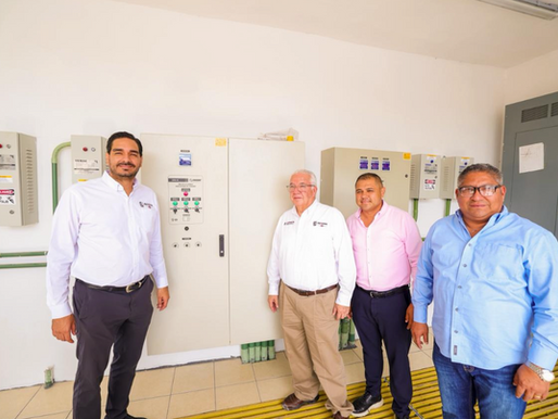 Supervisó Alcalde Carlos Peña Ortiz estaciones de bombeo de agua residual y potable en Riberas del Carmen..