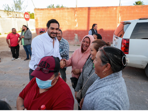 Pavimenta Gobierno de Carlos Peña Ortiz calle de la Colosio con recursos de REPUVE.