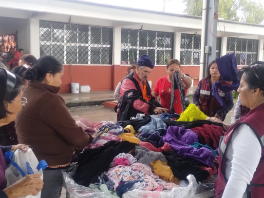 Resultan beneficiadas 200 personas en el programa municipal "Abrigando Corazones".