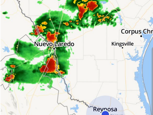 Monitorea Gobierno de Reynosa el clima por alta probabilidad de tormentas..