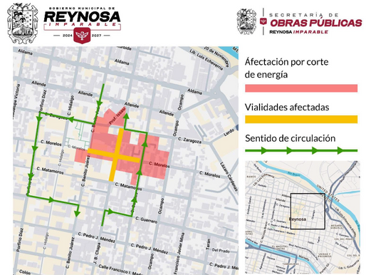 ⚠️ AVISO IMPORTANTE A LA POBLACIÓN ⚠️Se informa que se ha programado para mañana viernes 29 de agosto la suspensión del suministro de energía eléctrica en la calles J.B. Chapa y Morelos, Zona Centro..
