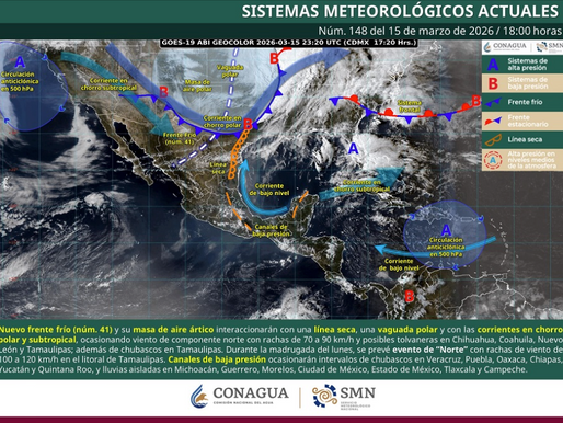 Frente Frío 41 traerá temperatura  fresca y viento intenso a Reynosa..