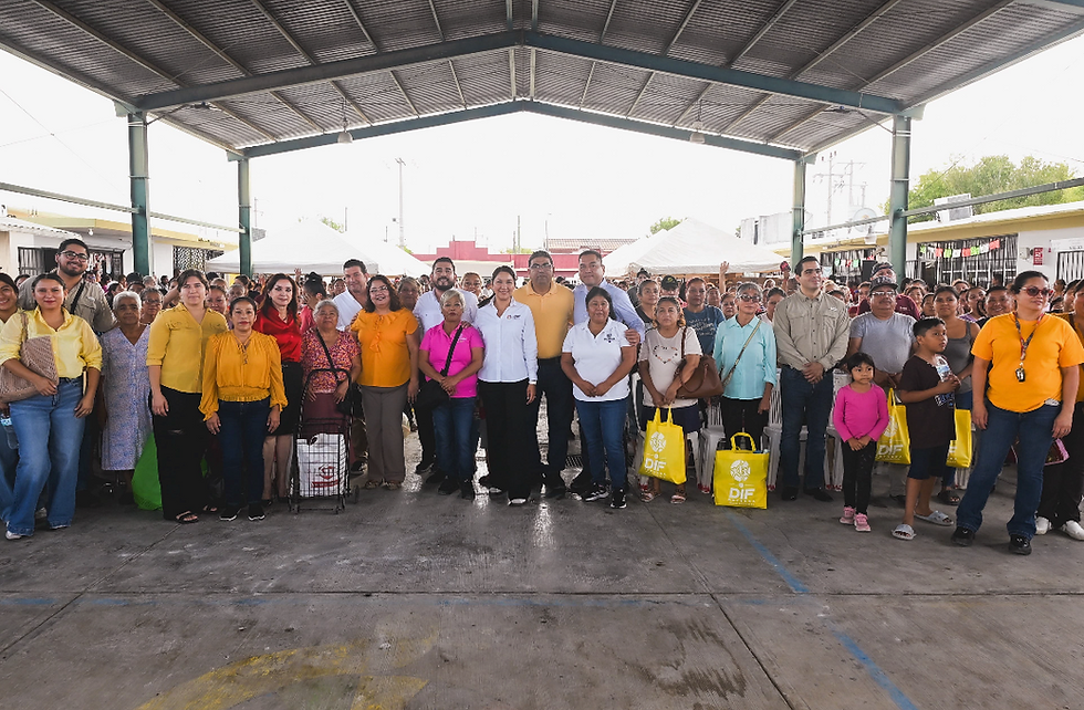 Llevan Gobierno y DIF Reynosa, Salud, apoyos y atención social a familias de Villas de ImaqCon gran participación ciudadana.