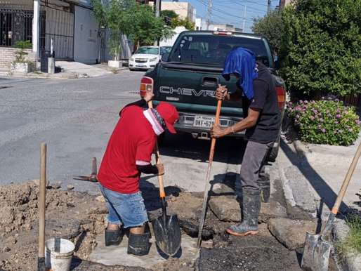 Refuerza COMAPA acciones de mantenimiento para evitar desperdicio de agua potable Siguiendo las indicaciones del Alcalde, Carlos Peña Ortiz.