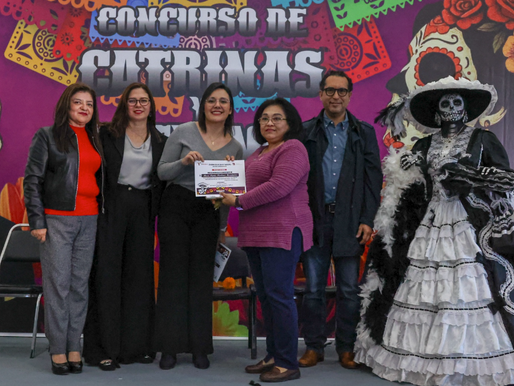 Celebra Secretaría de Administración las tradiciones mexicanas con concurso de altares, catrinas, catrines y calaveritas.