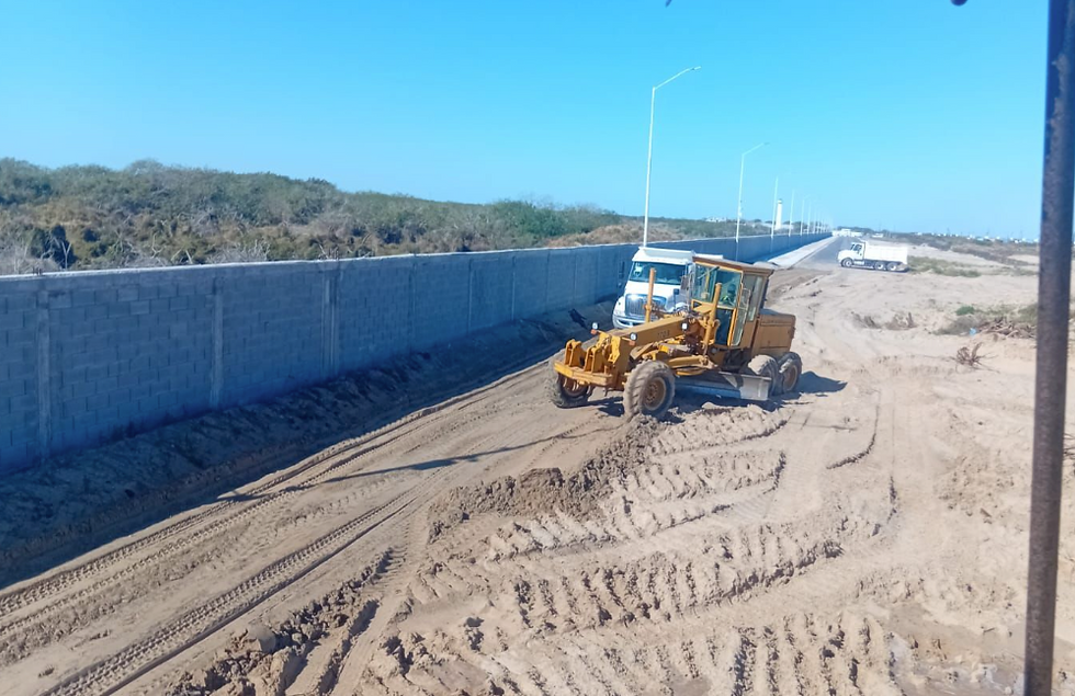 Fortalece Tamaulipas su desarrollo logístico con obras en el Puerto Norte de Matamoros.