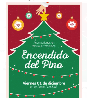 Llama Alcalde Carlos Peña Ortiz a Encendido de Pino en Reynosa.