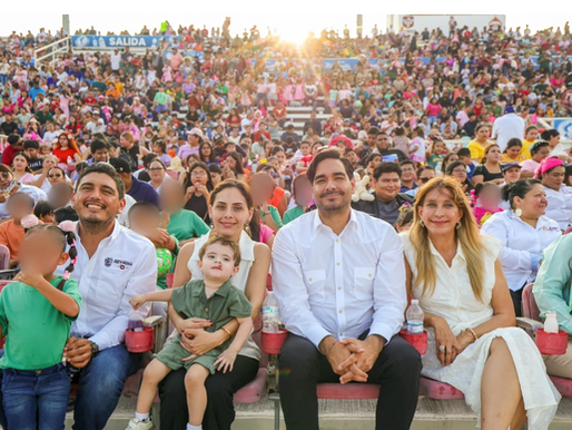 Presentó Carlos Peña Ortiz el Show de Luli Pampín ante más de 15 Mil personas por el Día del Niño 2026..
