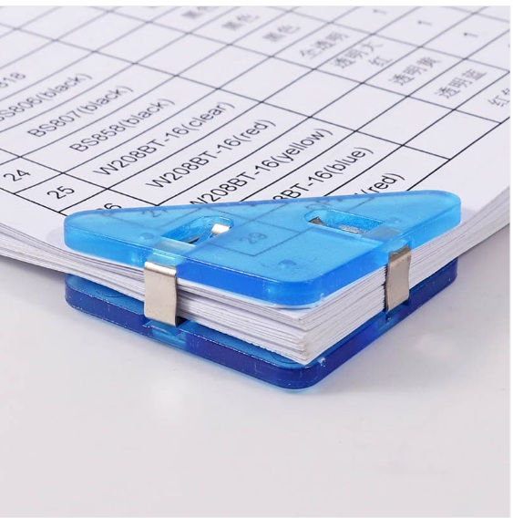 Plastic Corner Paper Clips