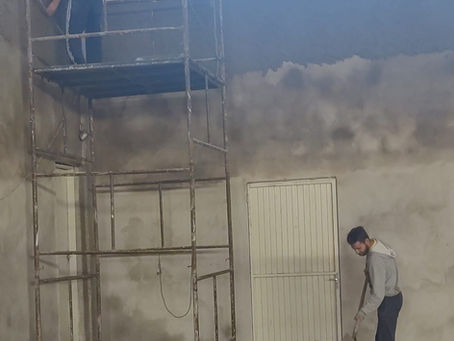 Ginásio da Escola passa por reformas