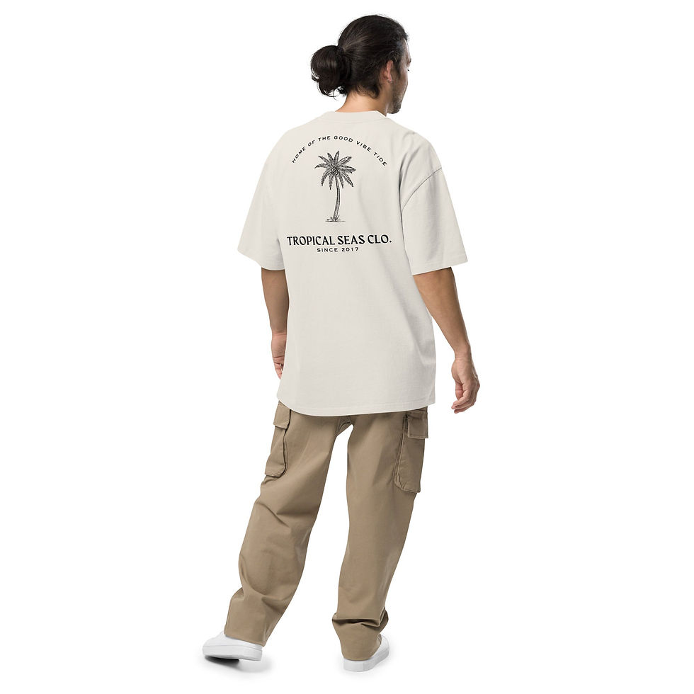 Thumbnail: Oversized Perfect Palm  faded t-shirt
