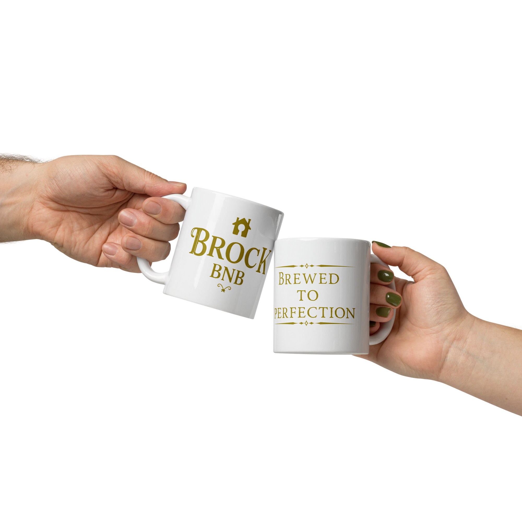 Brewed To Perfection White Glossy mug