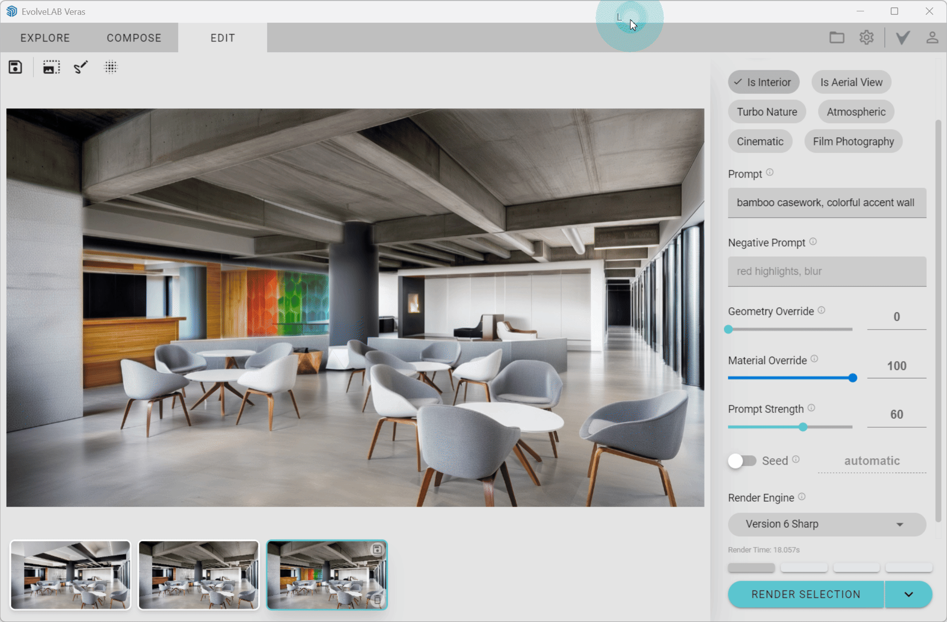 VERAS: Select, Render. Repeat.